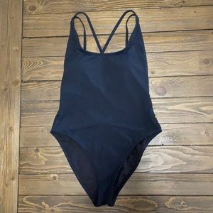 Black One Piece Bathing Suit